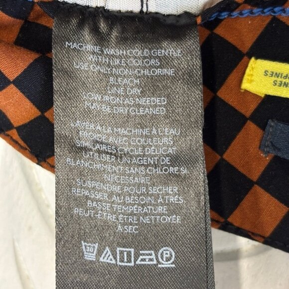 NWT Anthropologie Maeve The Colette Cropped Wide-Leg Pants Checker Print 23 Tall - Picture 8 of 11